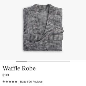 Parachute Waffle Robe Small *No Belt*